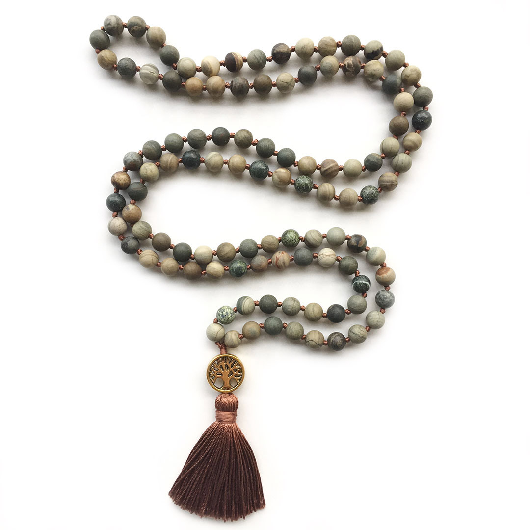 Jasper Meditation Mala Beads